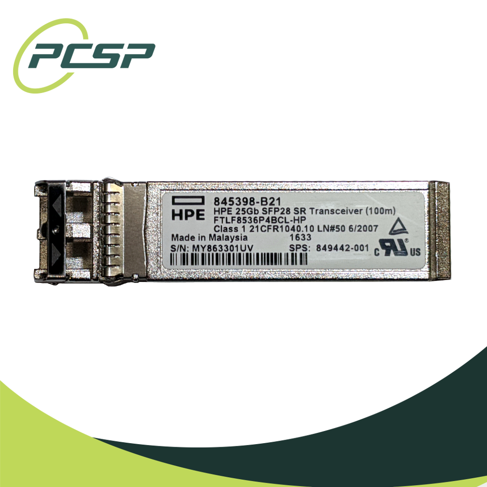HP 849442-001 25Gb SFP28 SR 100m Transceiver Module 845398