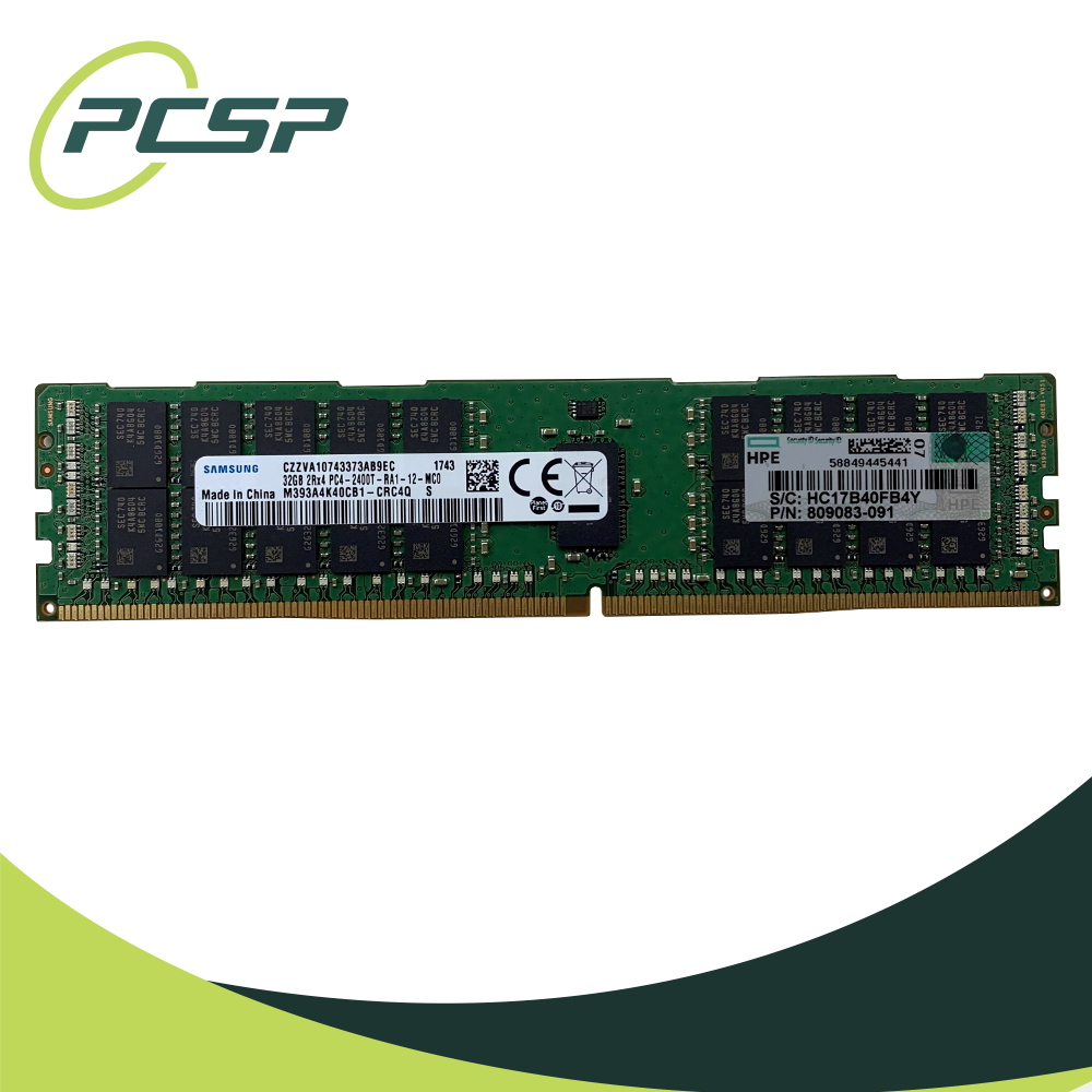 Samsung 32GB PC4-2400T-R 2Rx4 DDR4 ECC REG RDIMM Server RAM