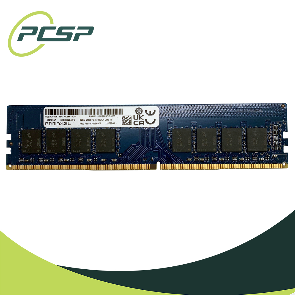 RAMAXEL 32GB PC4-3200AA-U 2Rx8 DDR4 Unbuffered UDIMM Memory