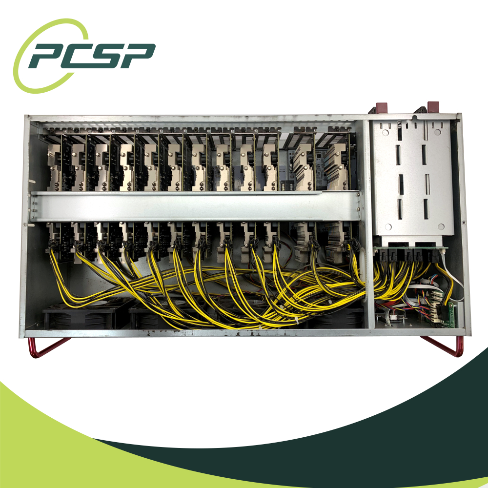 Custom Octominer X12ULTRA 12 GPU Crypto Mining Rig 2250W 4GB G3900