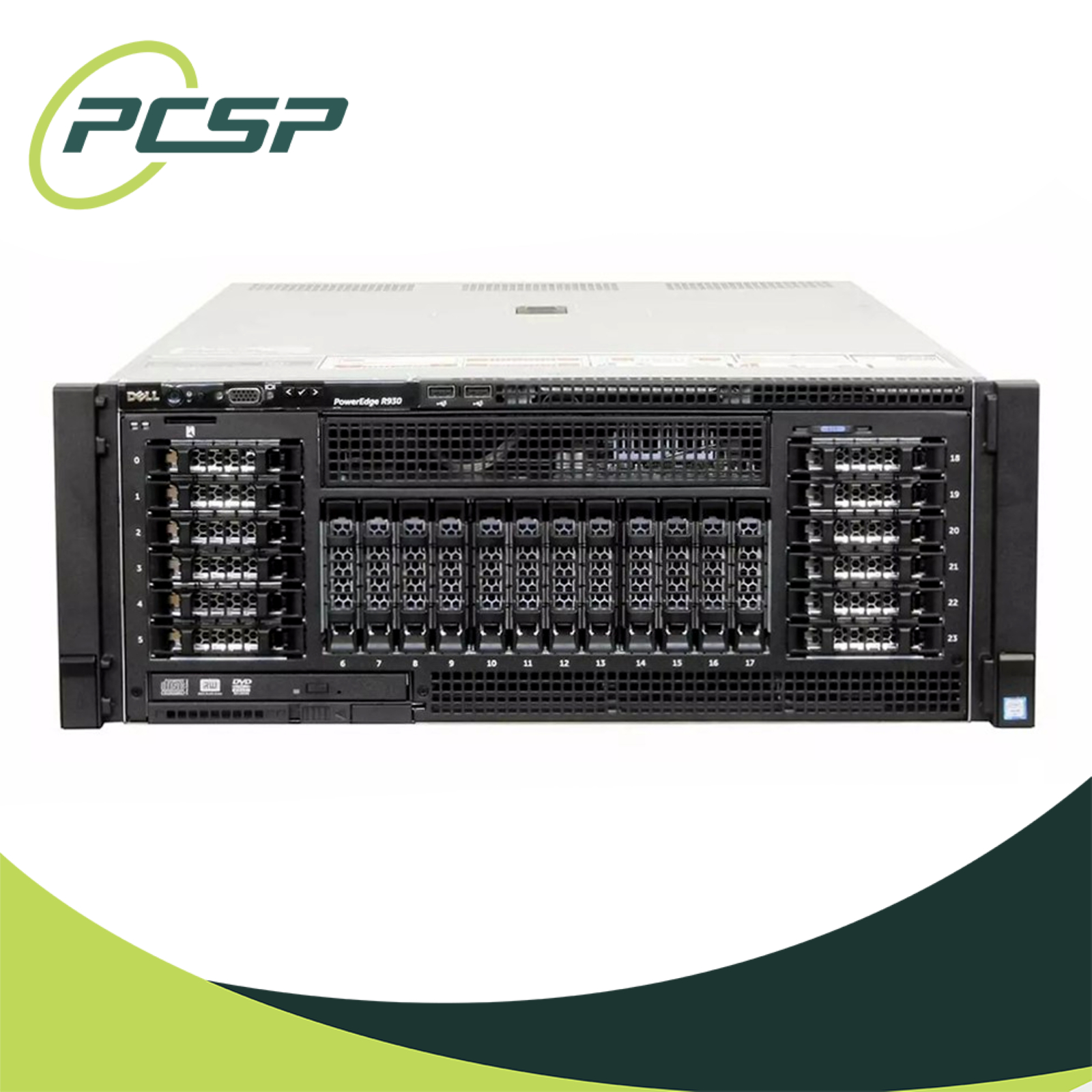 Dell PowerEdge R930 24SFF 4x E7-8880 v3 =72 Core 512GB H730 SFP28