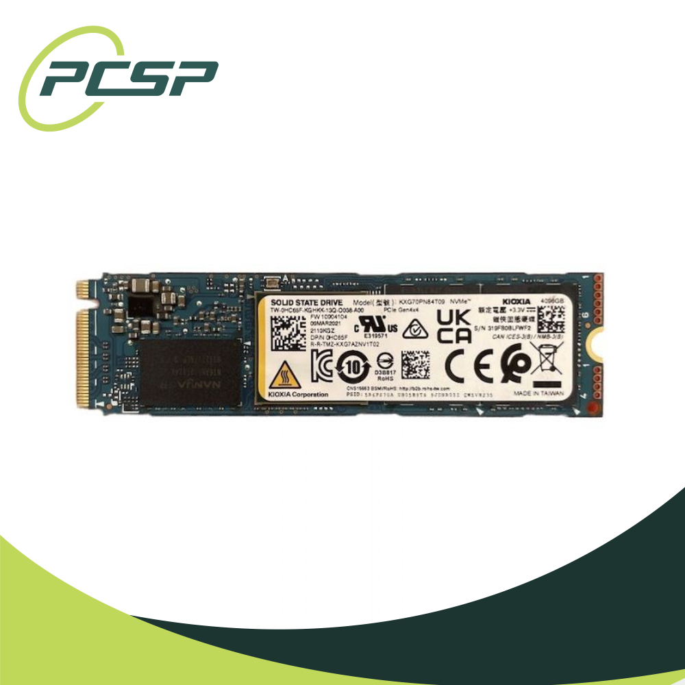 Dell OEM Kioxia XG7-P 4TB M.2 NVMe PCIe Gen4 SSD KXG70PN84T09