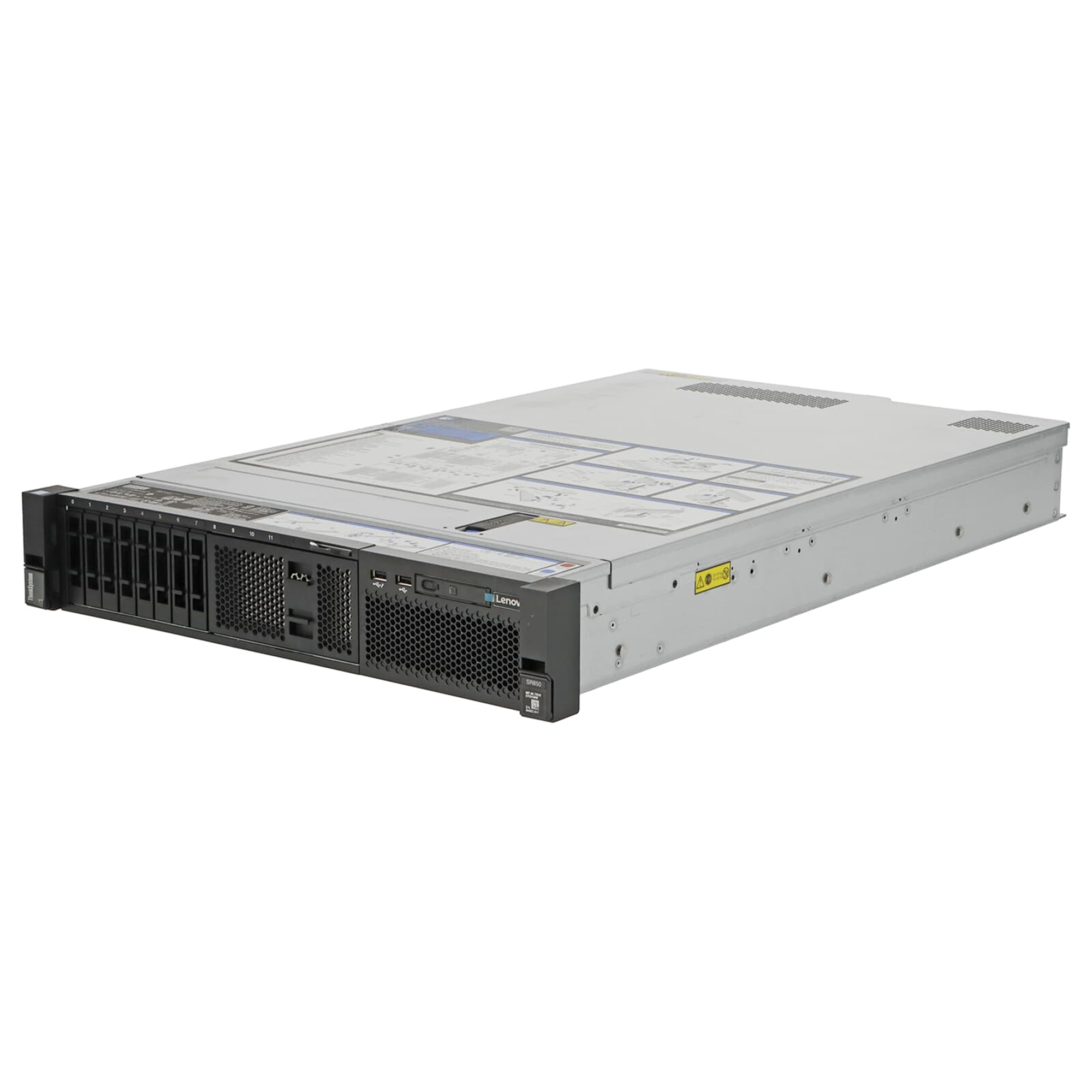 Lenovo SR850 2x Xeon Gold 6136 64GB DDR4 8x 1.2TB SAS HDD w
