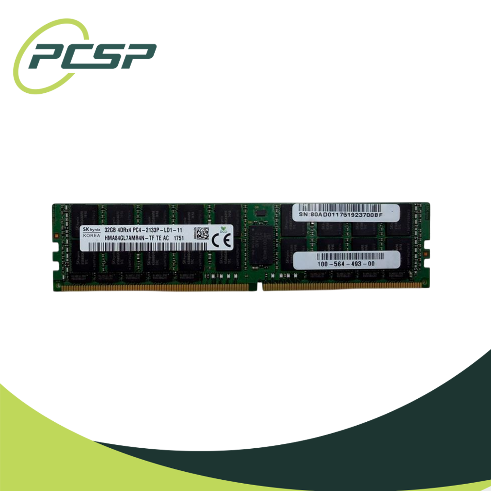128GB RAM Kit Hynix 32GB PC4-2133P-L 4DRx4 DDR4 ECC LRDIMM 